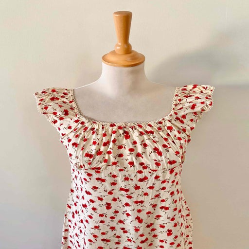 Mini robe à fleurs