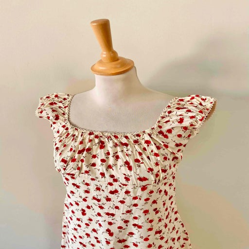 Mini robe à fleurs