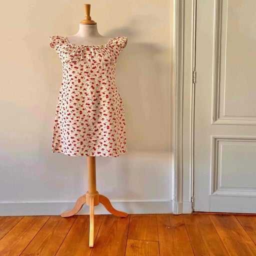 Mini robe à fleurs