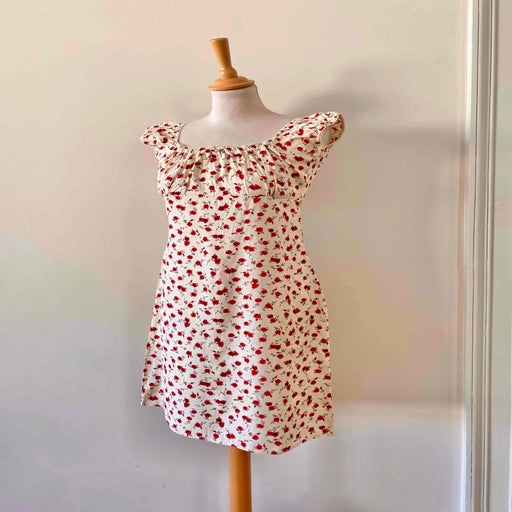 Mini robe à fleurs