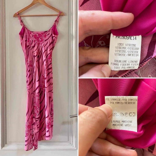 Robe midi zébrée