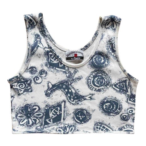 Patterned crop top