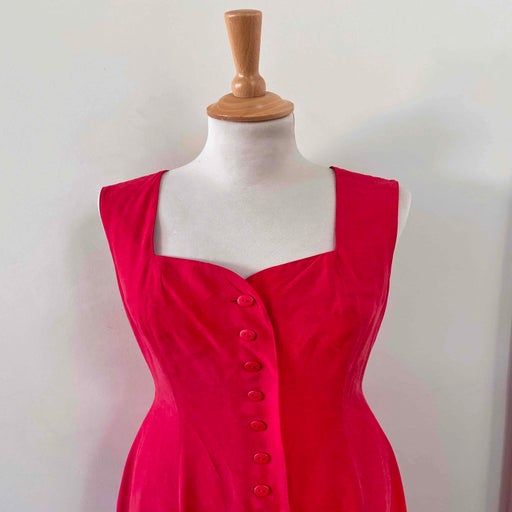 Robe longue en soie