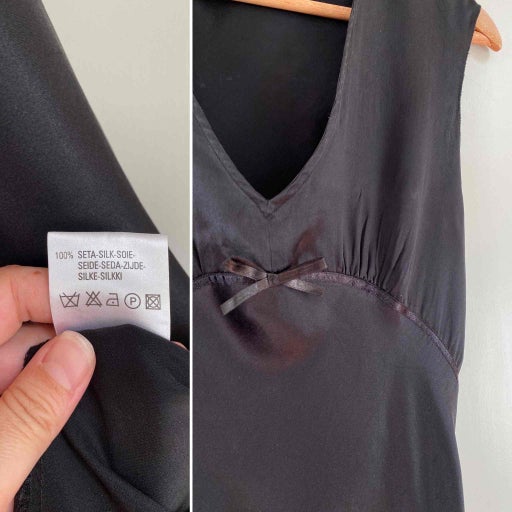 Robe nuisette en soie
