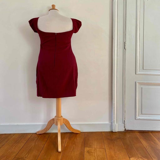 Mini robe plissée