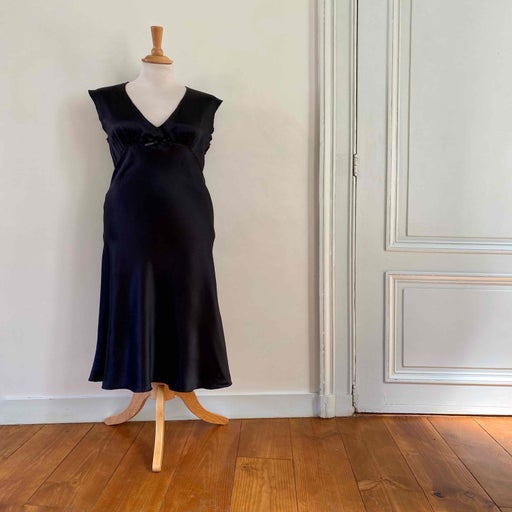 Robe nuisette en soie