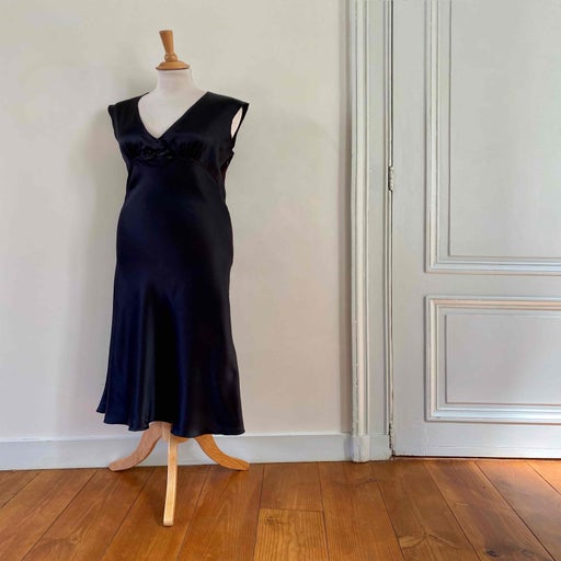 Robe nuisette en soie