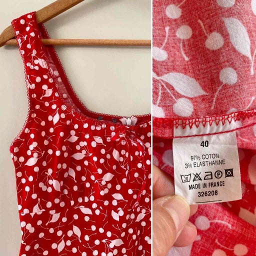 Mini robe en coton