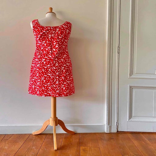 Mini robe en coton
