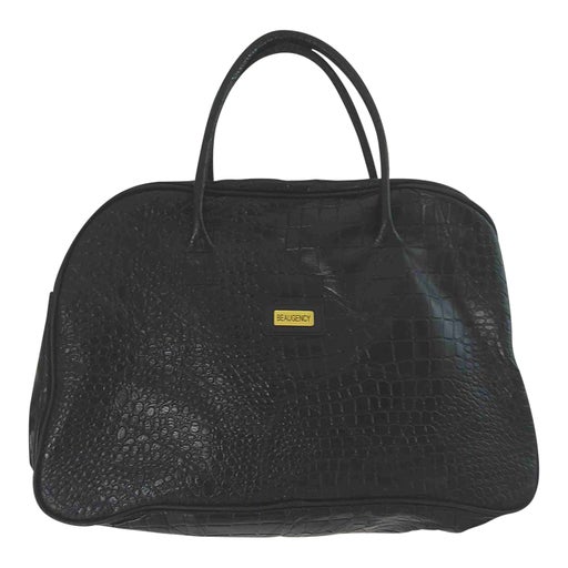 Leather travel bag