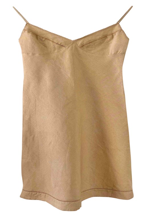 Linen slip dress
