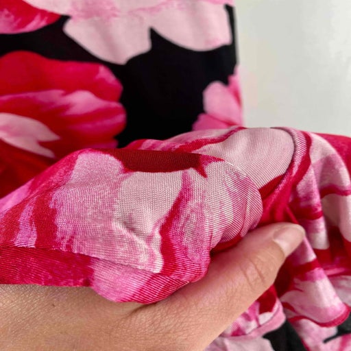 Robe midi à fleurs
