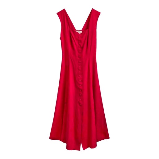 Robe longue en soie