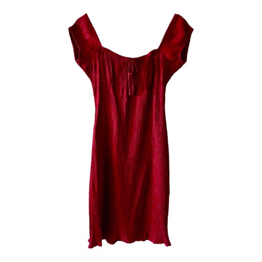 Mini robe plissée