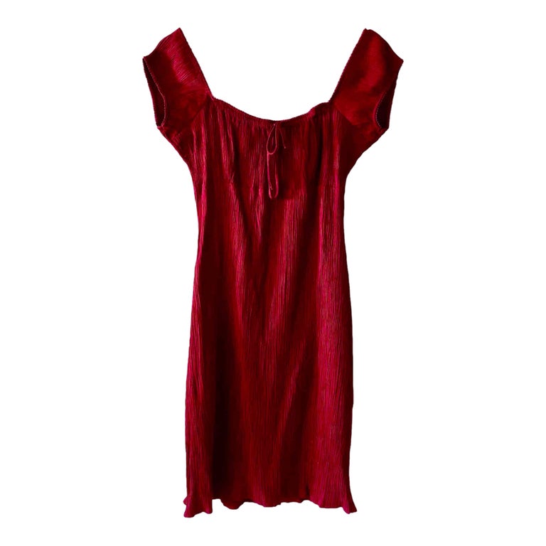 Mini robe plissée