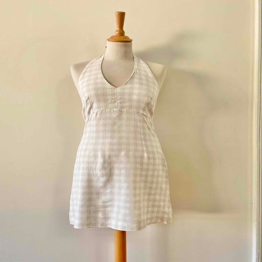 Robe dos nu vichy