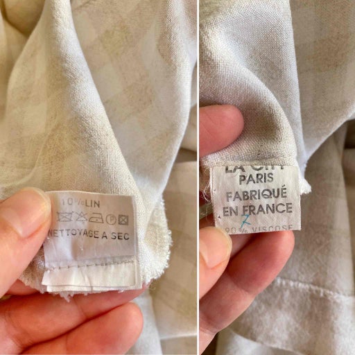 Robe dos nu vichy