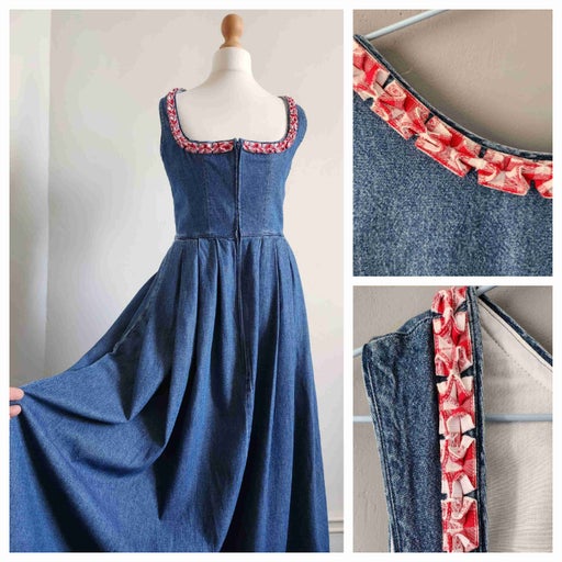 Robe autrichienne en denim