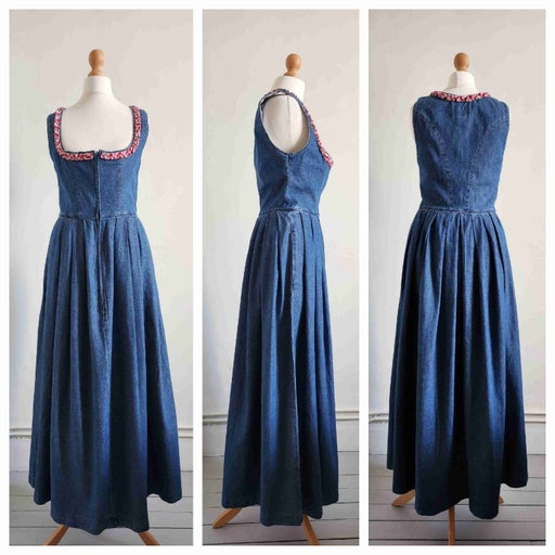 Robe autrichienne en denim