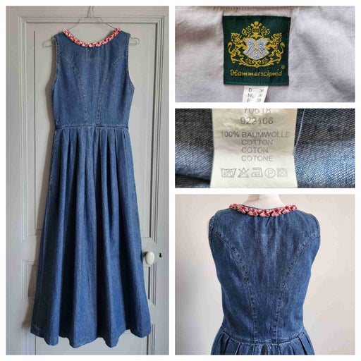 Robe autrichienne en denim