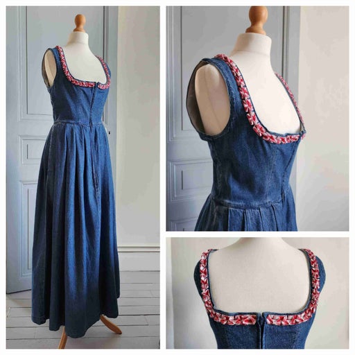 Robe autrichienne en denim