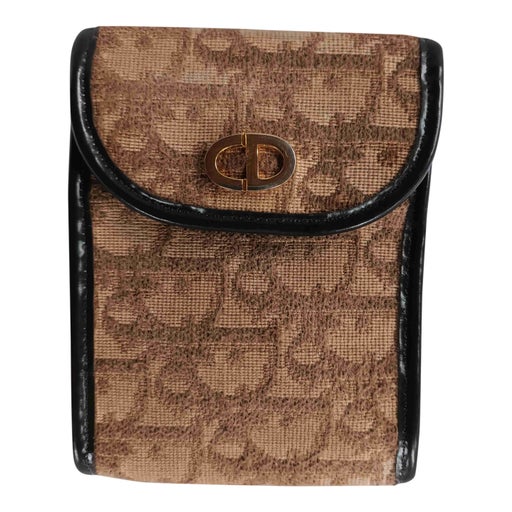 Christian Dior monogrammed checkbook holder