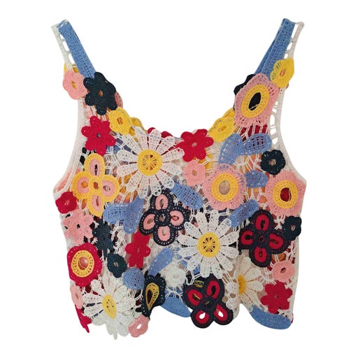 Top en crochet