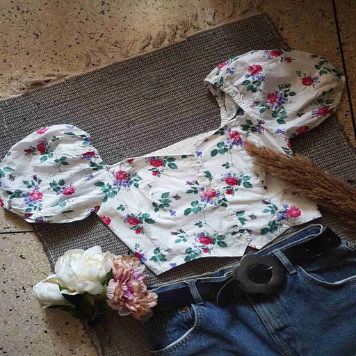 Crop top en coton