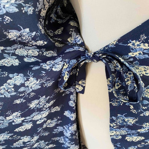 Robe portefeuille à fleurs