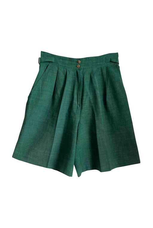 Green Bermuda shorts