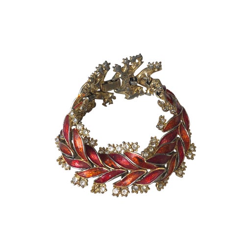 Gold metal bracelet