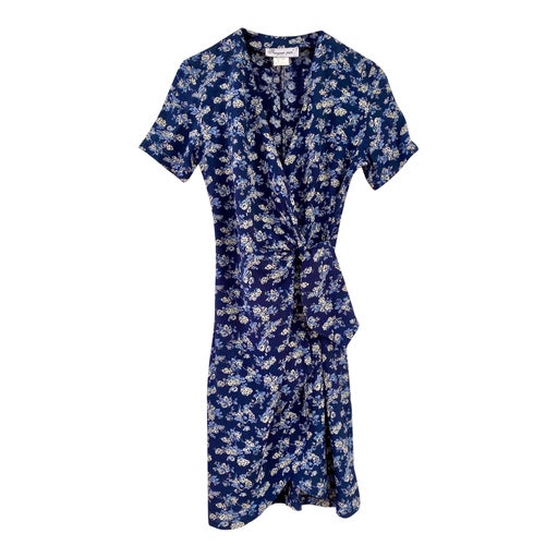 Robe portefeuille à fleurs