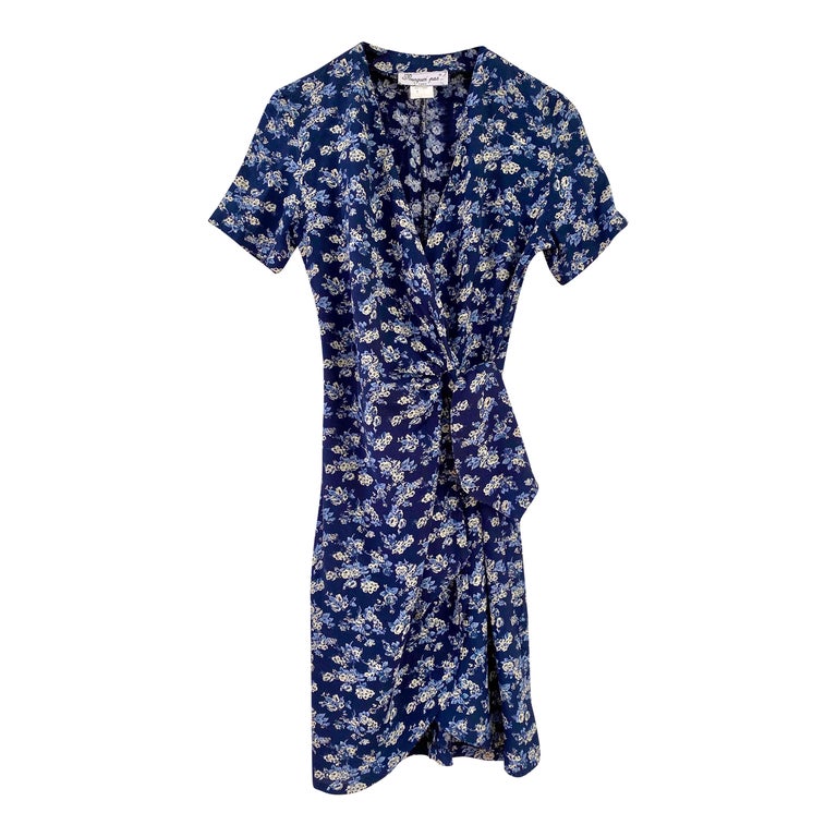 Robe portefeuille à fleurs