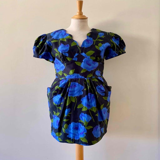 Mini robe à fleurs