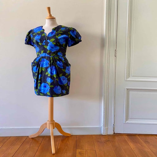 Mini robe à fleurs