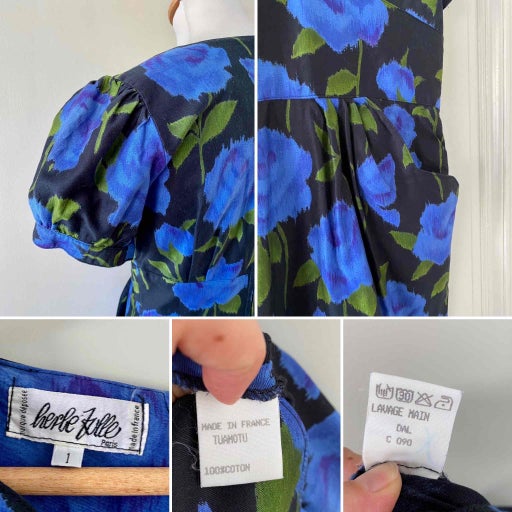 Mini robe à fleurs