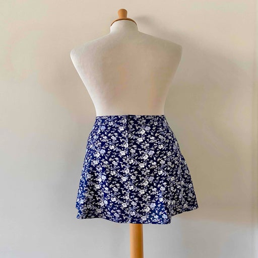 Mini jupe à fleurs