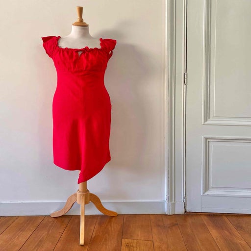 Robe midi en lin
