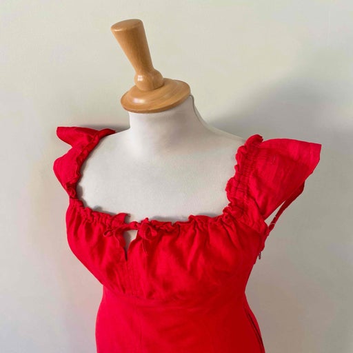 Robe midi en lin