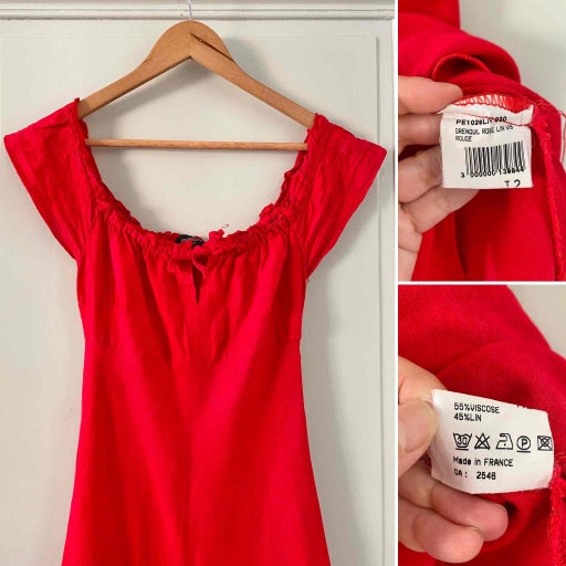 Robe midi en lin