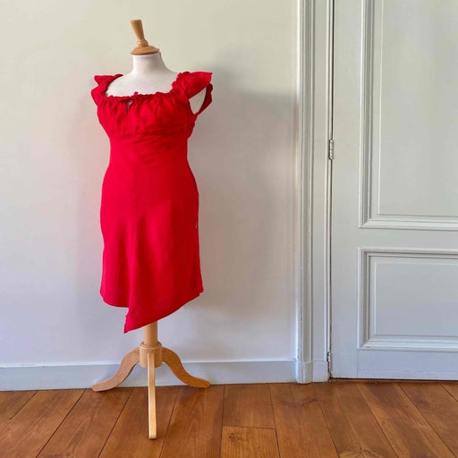 Robe midi en lin