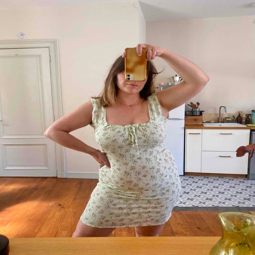 Mini robe à fleurs