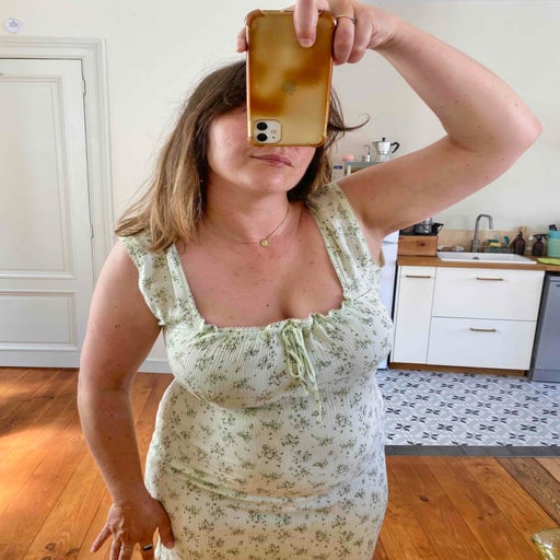 Mini robe à fleurs