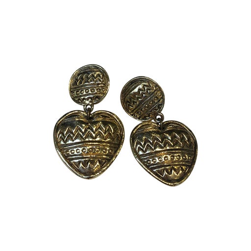 Boucles d’oreilles à clips doré