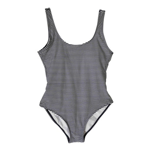 Striped swimsuit