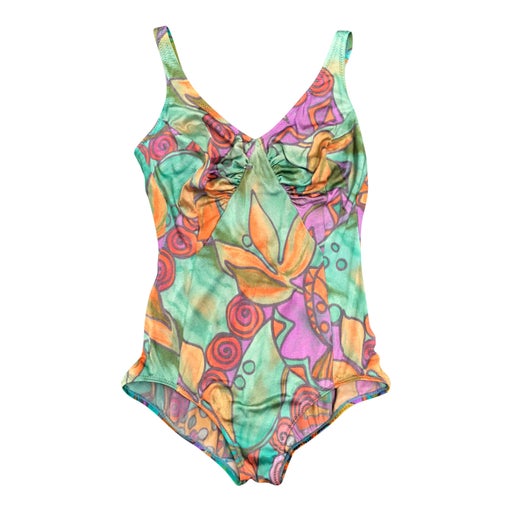 Maillot de bain vintage multicolore, nuances