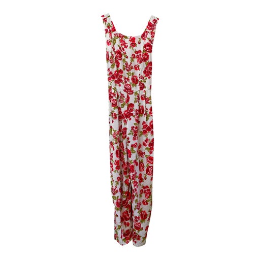 Floral dungarees
