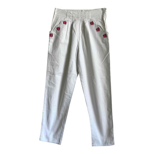 Pantalon brodé