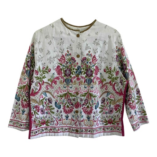 Veste à fleurs