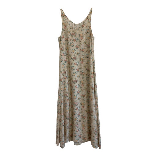 Robe longue à fleurs